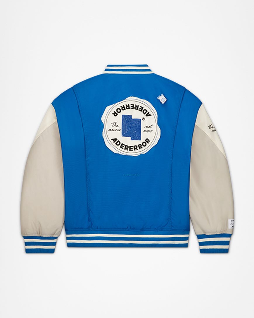 Men's Converse x ADER ERROR SHAPES Varsity Jackets Blue | AU 86143R
